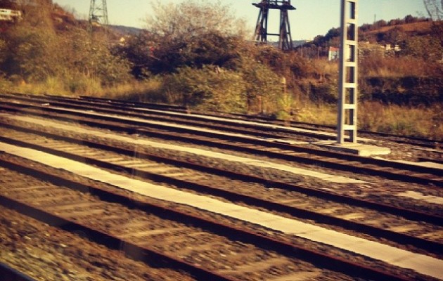 Edozein bidea hartuta ere, zoragarria trenez bidaiatzea #tren #vías #trenbidea #paisaia – Instagram