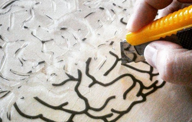 Proceso #cut #stencil – Instagram