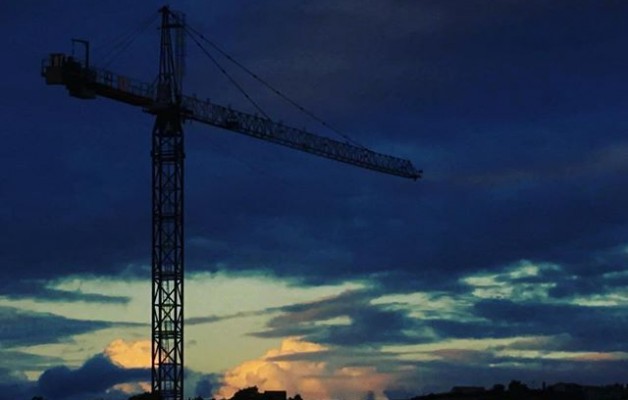 #atardecer desde #barakaldo #erandio #grua #garabia @igerseuskadi @barakaigers @erandioinfo – Instagram